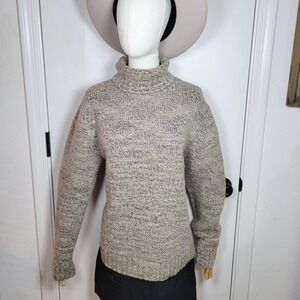 Lambswool Alpaca Yak Wool Hiking Sweater Outdoor Winter Warm Pullover Vintage
